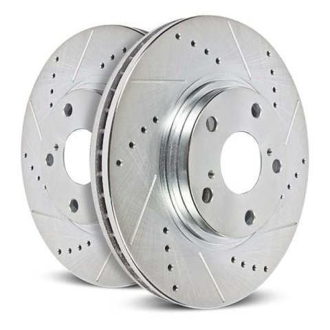 Power Stop 2021 Nissan Kicks Rear Drilled & Slotted Rotor - Pair thumbnail 4