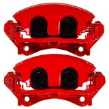 Power Stop 18-22 Jeep Wrangler Front Red Caliper w/Bracket - Pair thumbnail 6