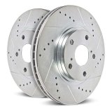 PowerStop Evolution Drilled and Slotted Rotors for 2021-2022 CANYON, COLORADO - AR82208XPR Brake Rotors, Rotors, Cross-drilled Surface, Zinc Plated, 13.16 in. O.D., Rear, Chevrolet, GMC, Pair thumbnail 4