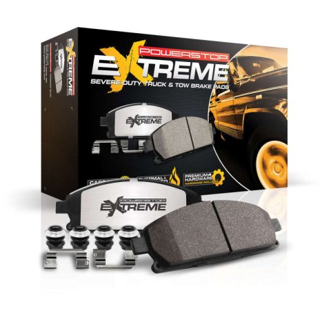 Power Stop 08-09 Ford F-53 Motorhome Chassis Front Z36 Truck & Tow Brake Pads w/Hardware thumbnail 1