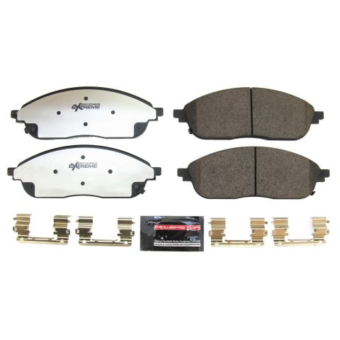 Power Stop 2022 Jeep Grand Cherokee Front Z36 Truck & Tow Brake Pads w/Hardware thumbnail 4