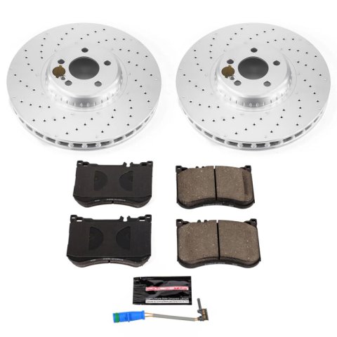 Power Stop 19-22 Mercedes-Benz E53 AMG Front Z23 Coated Brake Kit thumbnail 1