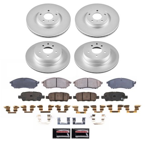 Power Stop 20-22 Cadillac CT4 Front Z17 Coated Brake Kit thumbnail 1