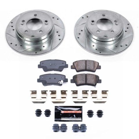 Power Stop 09-11 Hyundai Azera Rear Z23 Evolution Brake Kit thumbnail 2