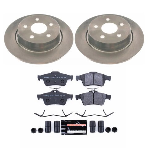 Power Stop 18-23 Ford Transit Connect Rear Track Day Spec Brake Kit thumbnail 1