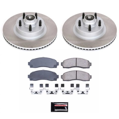 Power Stop 01-05 Ford Explorer Sport Trac Front Semi-Coated Rotor Kit thumbnail 1