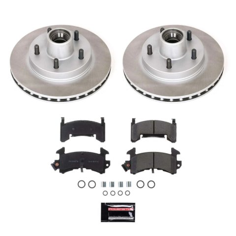 PowerStop Z17 Evolution Plus Semi-Coated Rotor Brake Kits SC1985 and Pad Combo, Semi-Coated, Front, Solid Surface Rotors, 10.51 in. O.D., Ceramic Pads, Chevrolet, GMC, Isuzu, Kit