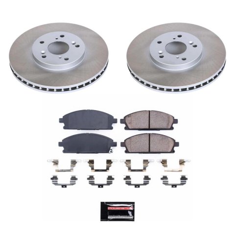 Power Stop 03-06 Acura MDX Front Semi-Coated Rotor Kit thumbnail 2
