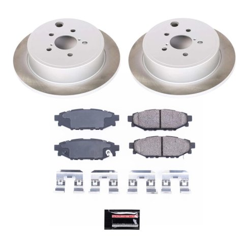 Power Stop 10-14 Subaru Outback Rear Semi-Coated Rotor Kit thumbnail 6