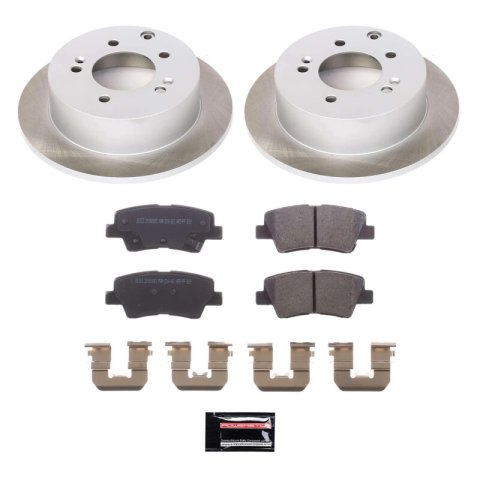 Power Stop 10-13 Kia Soul Rear Semi-Coated Rotor Kit thumbnail 1