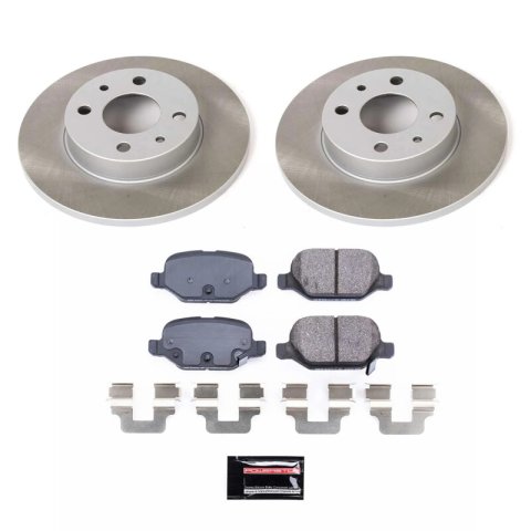Power Stop 12-19 Fiat 500 Rear Semi-Coated Rotor Kit thumbnail 1
