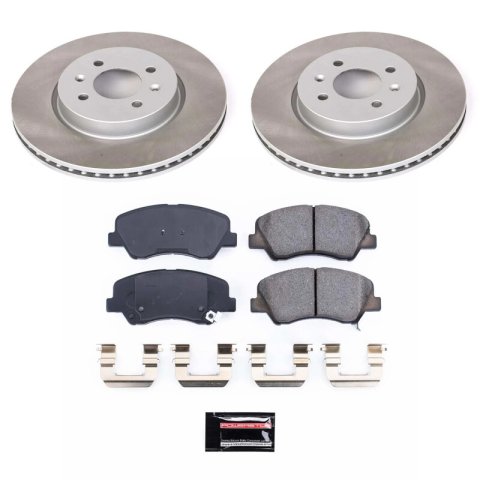 Power Stop 12-17 Kia Rio Front Semi-Coated Rotor Kit thumbnail 2