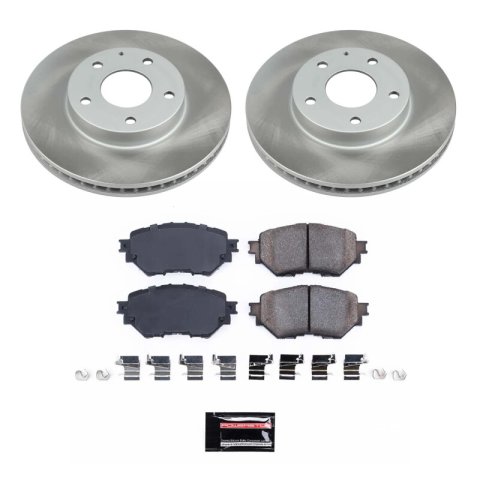 Power Stop 14-16 Mazda 3 Front Semi-Coated Rotor Kit thumbnail 2