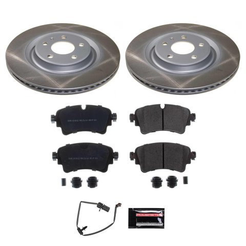 Power Stop 18-20 Audi S5 Sportback Rear Semi-Coated Rotor Kit thumbnail 2