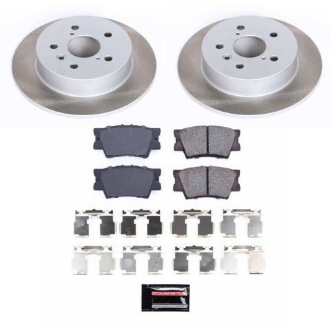Power Stop 18-24 Toyota Camry Rear Semi-Coated Rotor Kit thumbnail 1