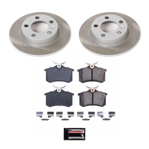 Power Stop 98-05 Volkswagen Jetta Rear Semi-Coated Rotor Kit thumbnail 6