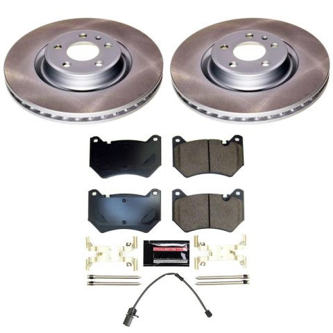 Power Stop 18-22 Audi Q5 Front Semi-Coated Rotor Kit thumbnail 2