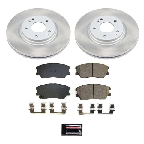 Power Stop 20-21 Kia Soul Front Semi-Coated Rotor Kit thumbnail 2