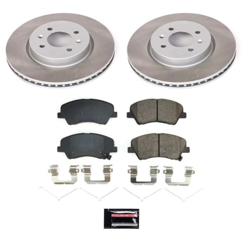 Power Stop 18-22 Kia Rio Front Semi-Coated Rotor Kit thumbnail 1
