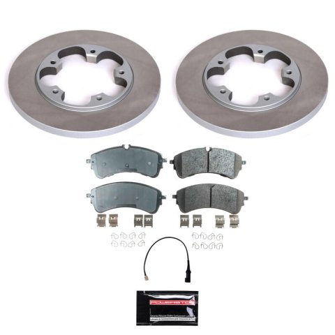 Power Stop 2021 Ford Transit-350 Rear Semi-Coated Rotor Kit thumbnail 1