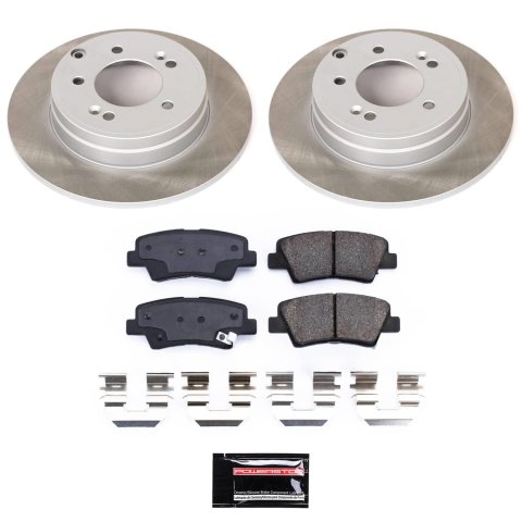 Power Stop 09-10 Hyundai Sonata Rear Semi-Coated Rotor Kit thumbnail 5
