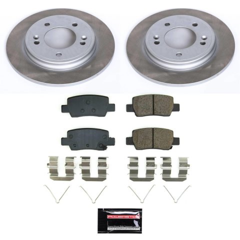 Power Stop 21-23 Hyundai Elantra Rear Semi-Coated Rotor Kit thumbnail 5