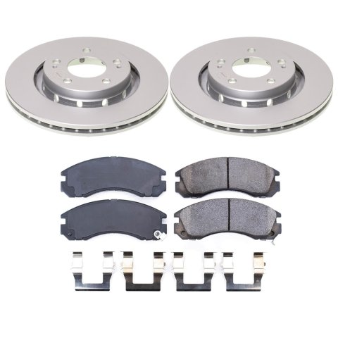 Power Stop 05-06 Mitsubishi Outlander Front Z17 Coated Brake Kit thumbnail 6