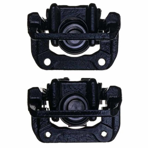 Power Stop 01-03 Acura CL Rear Black Caliper - Pair w/Bracket thumbnail 1