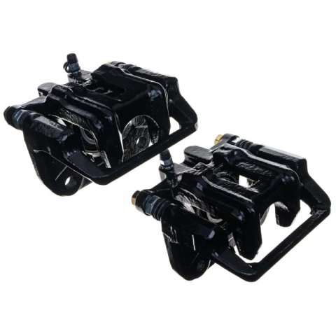 Power Stop 01-03 Acura CL Rear Black Caliper - Pair w/Bracket thumbnail 2