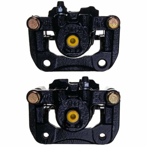 Power Stop 01-03 Acura CL Rear Black Caliper - Pair w/Bracket thumbnail 3