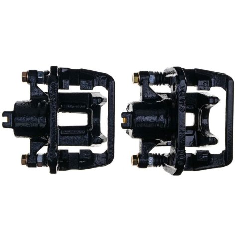 Power Stop 01-03 Acura CL Rear Black Caliper - Pair w/Bracket thumbnail 5