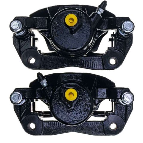 Power Stop 02-04 Honda CR-V Front Black Caliper - Pair w/Bracket thumbnail 2