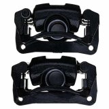 Power Stop 08-15 Toyota Sequoia Rear Black Caliper - Pair w/Bracket thumbnail 1