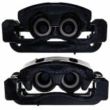 PowerStop Performance Powdercoated Brake Calipers S4918ABLK Disc Caliper, 2-Piston, Iron, Black Powdercoated, Cadillac, Chevy, GMC, Front, Pair thumbnail 1