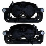 PowerStop Performance Powdercoated Brake Calipers S4918ABLK Disc Caliper, 2-Piston, Iron, Black Powdercoated, Cadillac, Chevy, GMC, Front, Pair thumbnail 2
