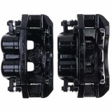 PowerStop Performance Powdercoated Brake Calipers for 2005-2008 DAKOTA, 2006-2009 RAIDER, 2006-2008 RAM 1500 - S5008BLK Disc Caliper, 2-Piston, Iron, Black Powdercoated, Dodge, Mitsubishi, Front, Pair thumbnail 3