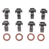 PowerStop Performance Powdercoated Brake Calipers for 2005-2008 DAKOTA, 2006-2009 RAIDER, 2006-2008 RAM 1500 - S5008BLK Disc Caliper, 2-Piston, Iron, Black Powdercoated, Dodge, Mitsubishi, Front, Pair thumbnail 5