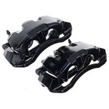 PowerStop Performance Powdercoated Brake Calipers for 2005-2008 DAKOTA, 2006-2009 RAIDER, 2006-2008 RAM 1500 - S5008BLK Disc Caliper, 2-Piston, Iron, Black Powdercoated, Dodge, Mitsubishi, Front, Pair thumbnail 6