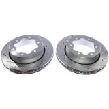Power Stop 20-24 Ford Transit-350 HD Rear Drilled & Slotted Rotor (Pair) thumbnail 4
