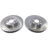 Power Stop 21-23 Ford Mustang Front Drilled & Slotted Rotor (Pair) thumbnail 4