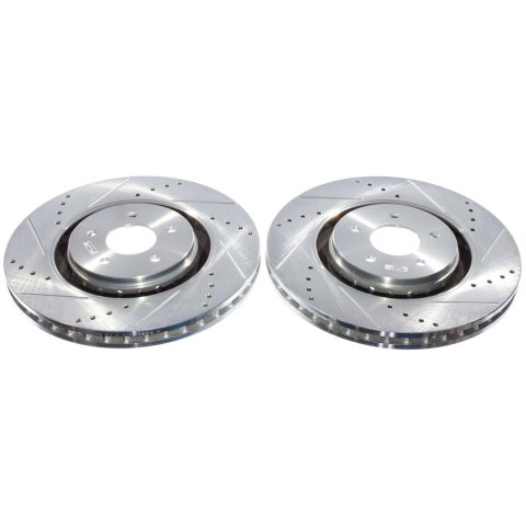 Power Stop 22-24 Infiniti QX60 Front Drilled & Slotted Rotor (Pair) thumbnail 4