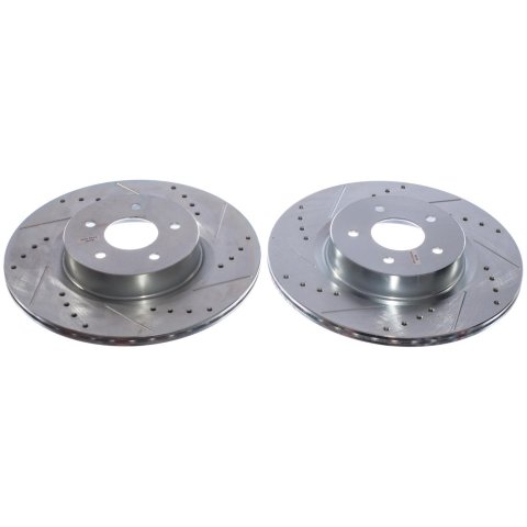 Power Stop 22-24 Infiniti QX60 Rear Drilled & Slotted Rotor (Pair) thumbnail 4