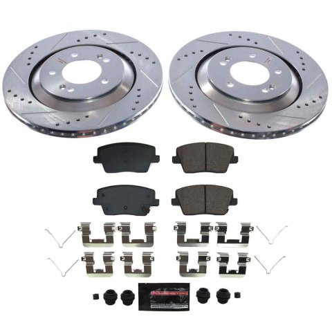 Power Stop 19-22 Hyundai Veloster N Rear Z23 Evolution Brake Kit thumbnail 9