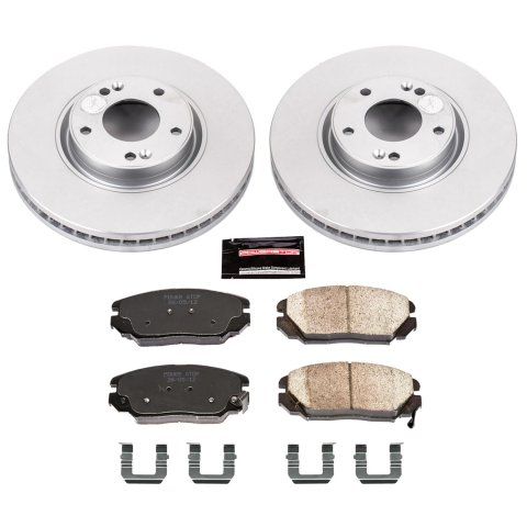 Power Stop 09-11 Hyundai Azera Front and Rear Z17 Coated Brake Kit thumbnail 6