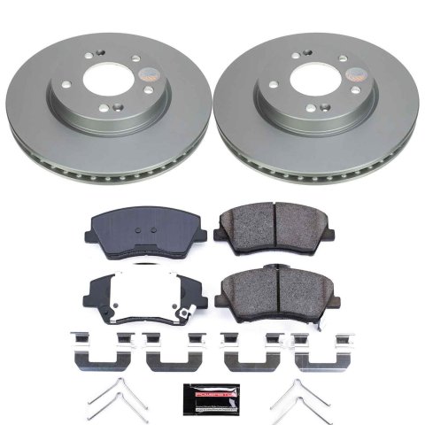 Power Stop 2023 Kia Niro Front and Rear Z17 Coated Brake Kit thumbnail 7