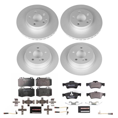 Power Stop 04-06 Mercedes-Benz E500 Front and Rear Eurostop Brake Kit thumbnail 7