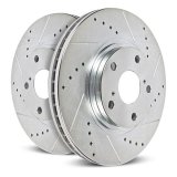 Power Stop 23-24 Acura Integra Rear Drilled & Slotted Rotor (Pair) thumbnail 1