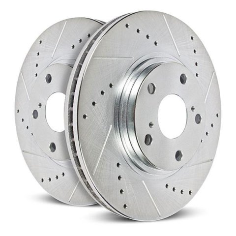 Power Stop 22-23 Kia Carnival Front Drilled & Slotted Rotor (Pair) thumbnail 1