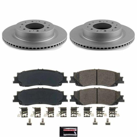Power Stop 23-24 Toyota Sequoia Rear Z17 Coated Brake Kit