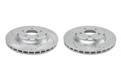 Power Stop 21-23 Acura TLX Front Drilled & Slotted Rotor - Pair thumbnail 3
